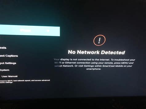 Vizio tv no network detected but connected to wifi. Things To Know About Vizio tv no network detected but connected to wifi. 